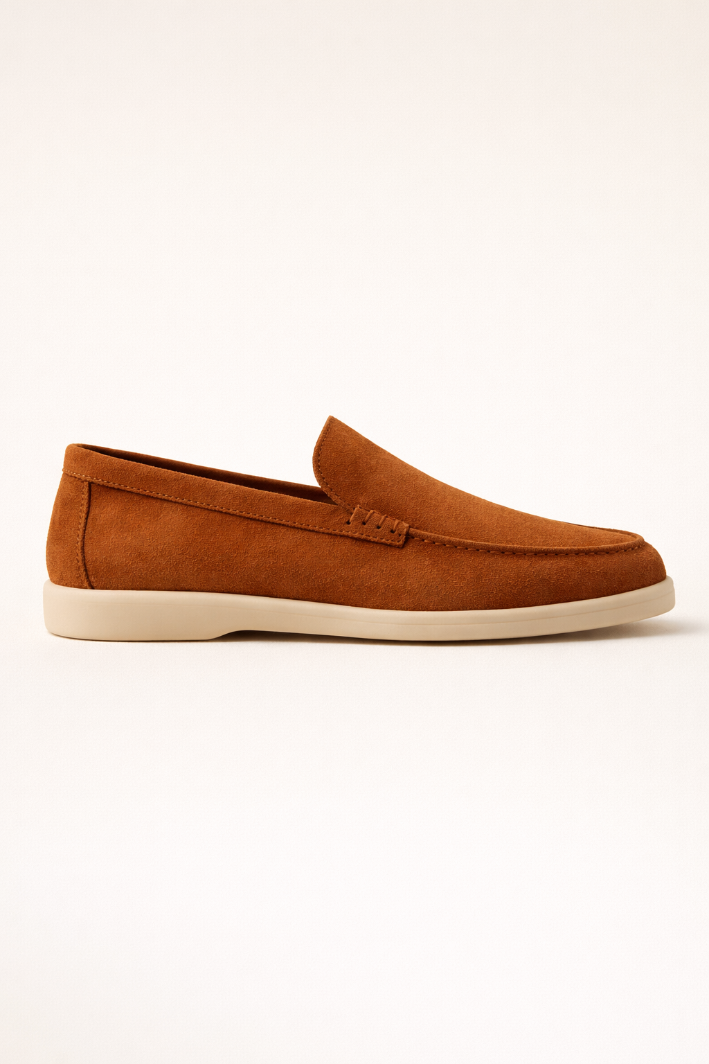 Milano Classic Loafer Suede Cognac Brown