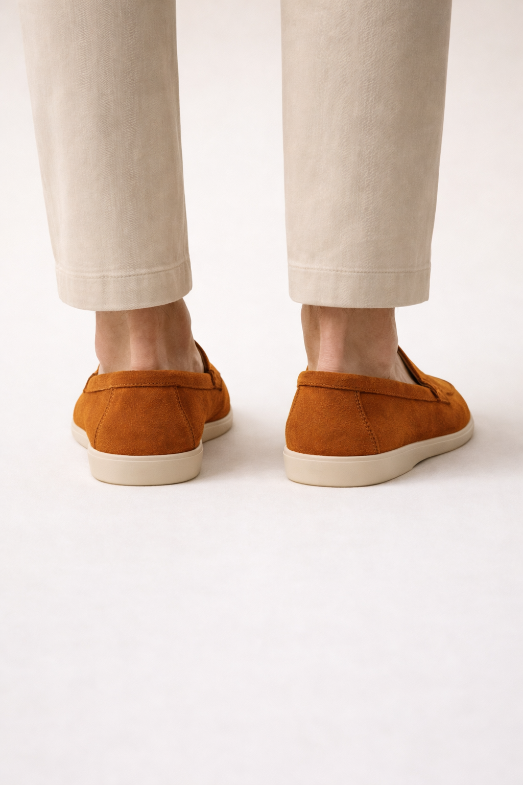 Milano Classic Loafer Suede Cognac Brown