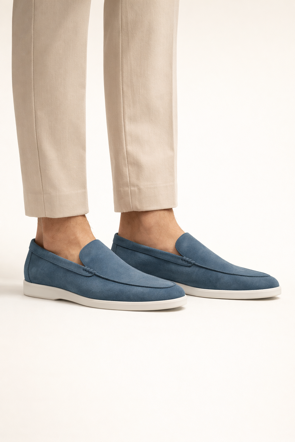 Milano Classic Loafer Suede Denim Blue