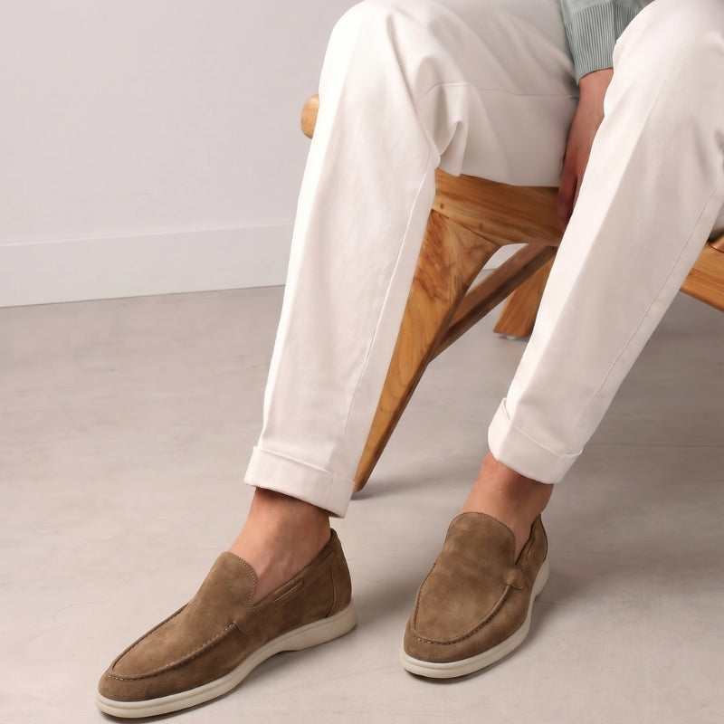 Milano Classic Loafer Suede Warm Camel