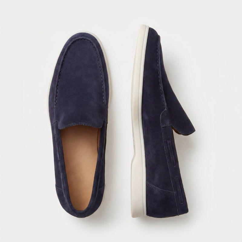 Milano Classic Loafer Wildleder Mitternachtsblau