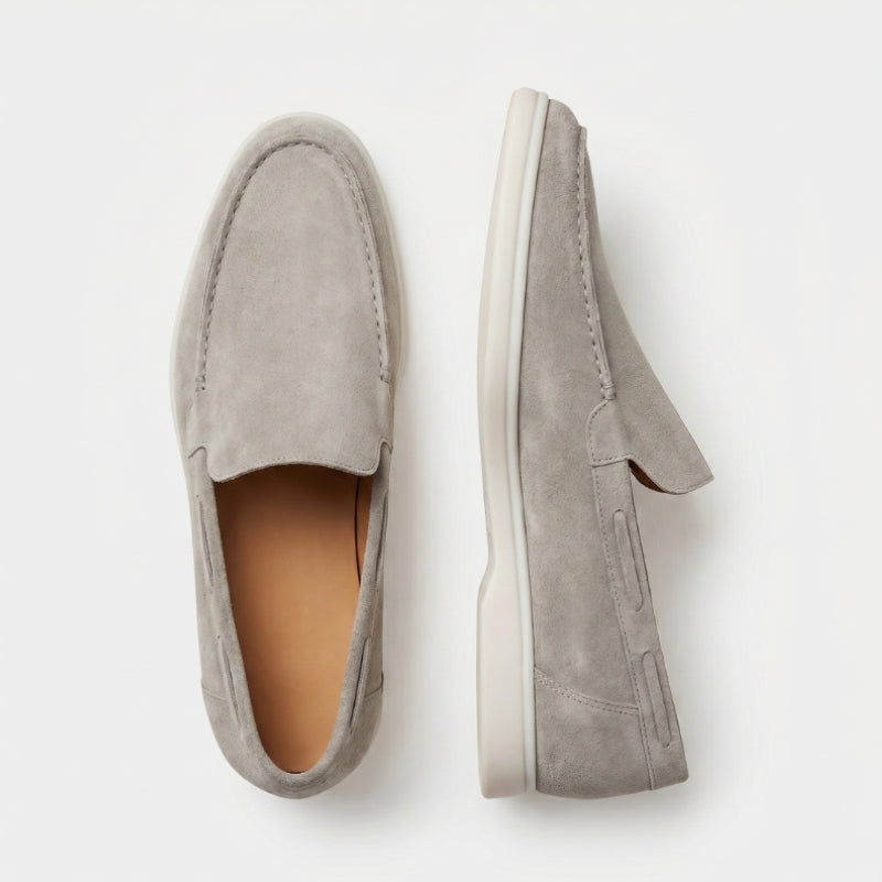 Milano Classic Loafer Wildleder Steingrau