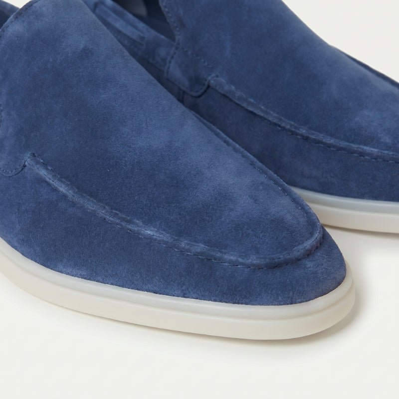 Milano Classic Loafer Suede Cobalt Blue