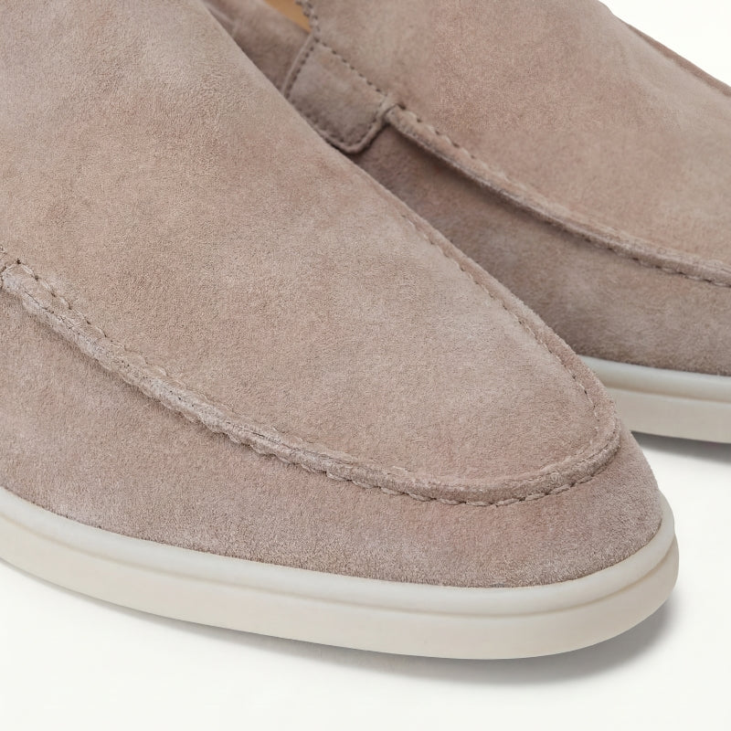 Milano Classic Loafer Suede Sand Beige