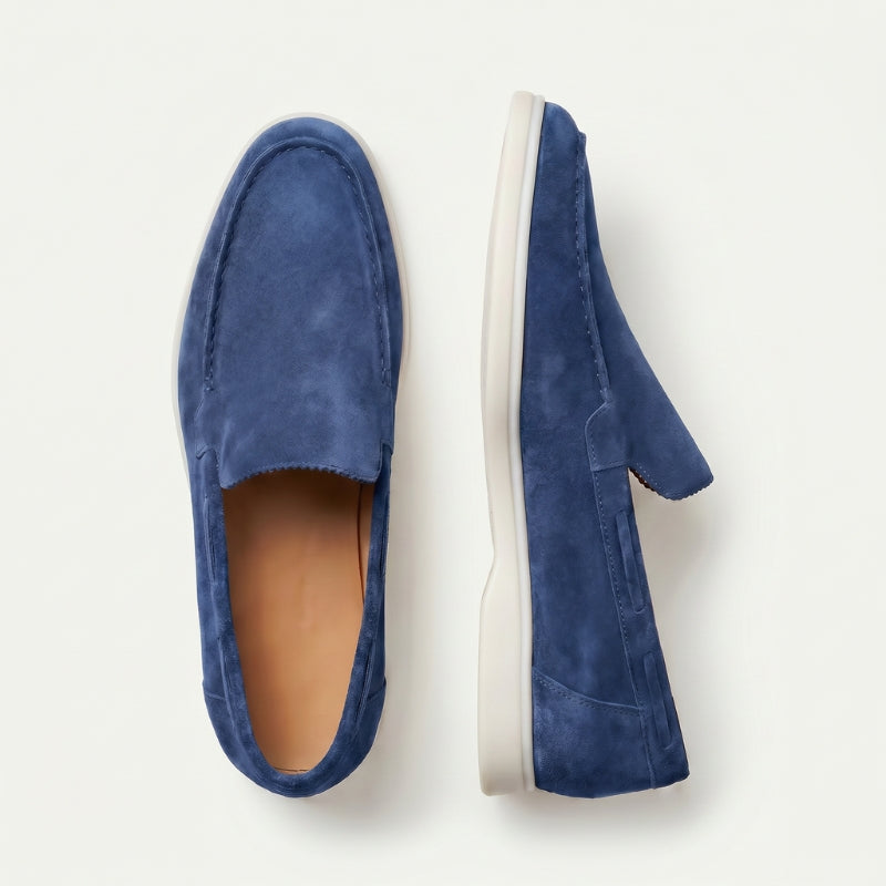 Milano Classic Loafer Suede Cobalt Blue