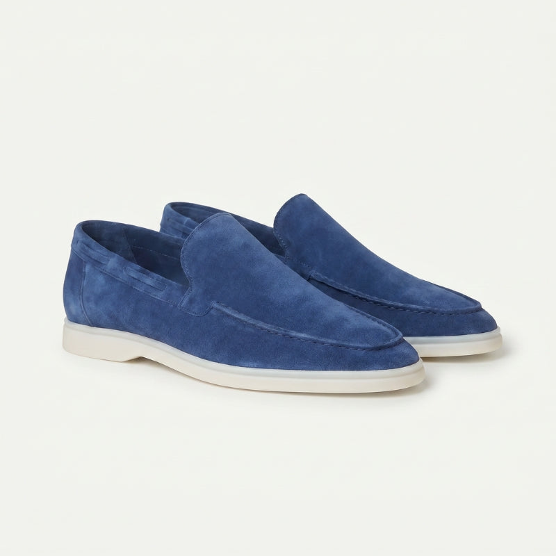 Milano Classic Loafer Suede Cobalt Blue