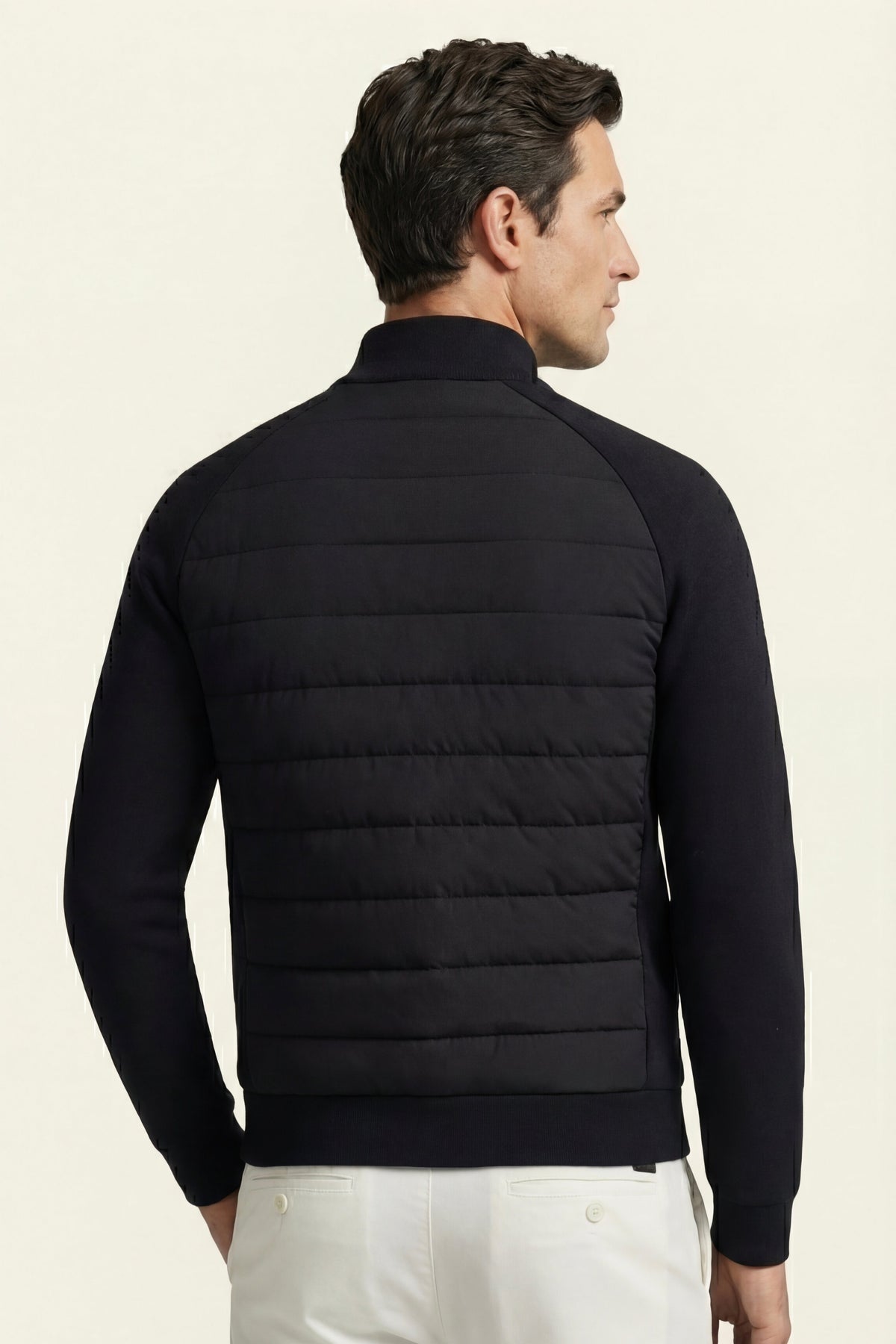 Vicenza Wool Padded Jacket Black