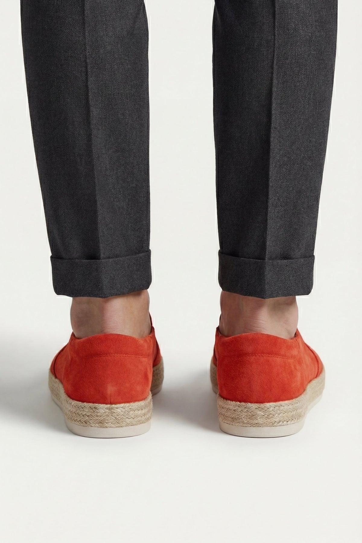 Otranto Slip-On Espadrille Terracotta Orange