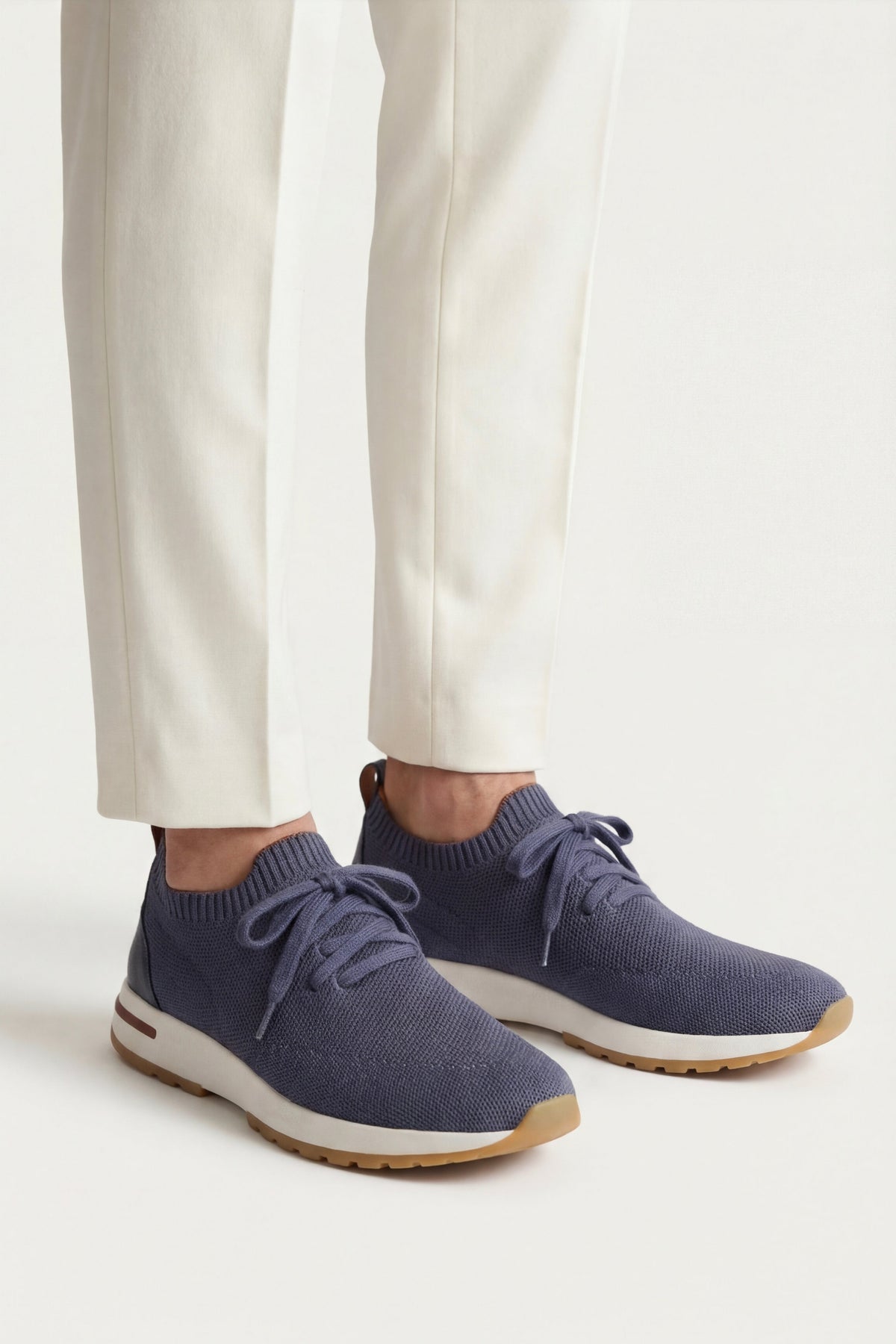 Siena Knit Sneaker Navy Blue