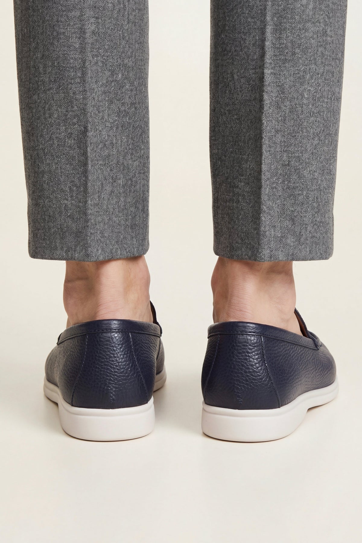 Portofino Leather Loafer Navy Blue