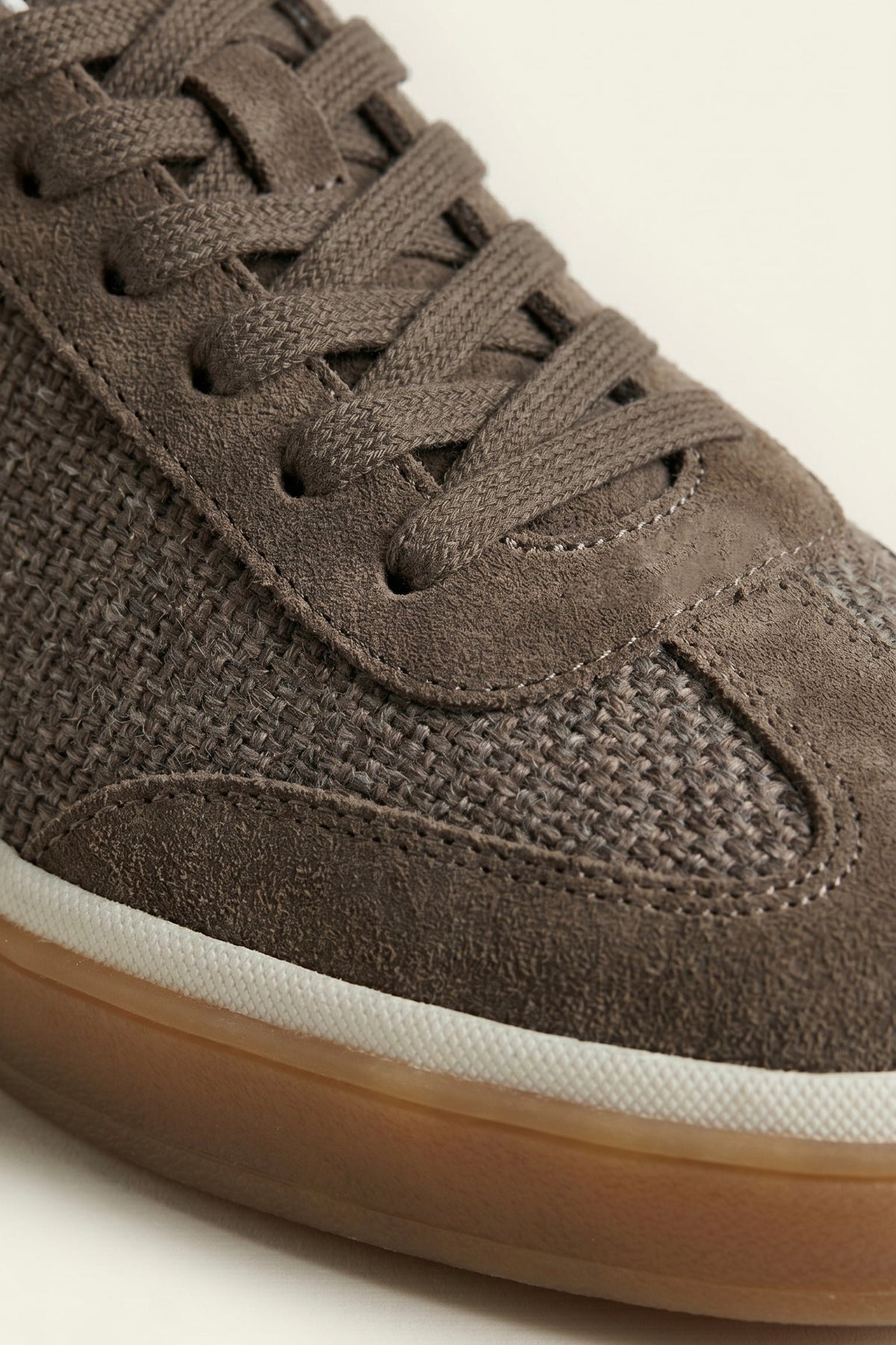 Torino Textile Sneaker Taupe Brown