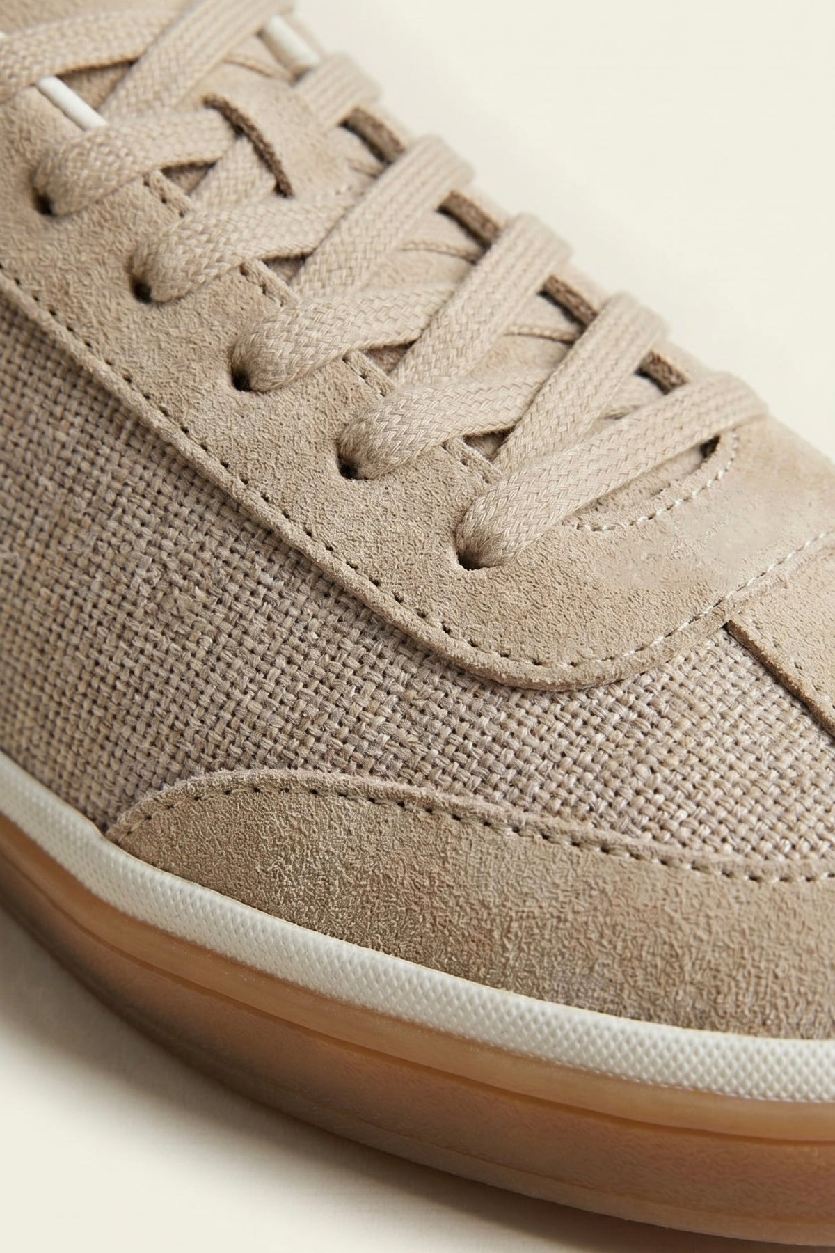 Torino Textile Sneaker Sand Beige