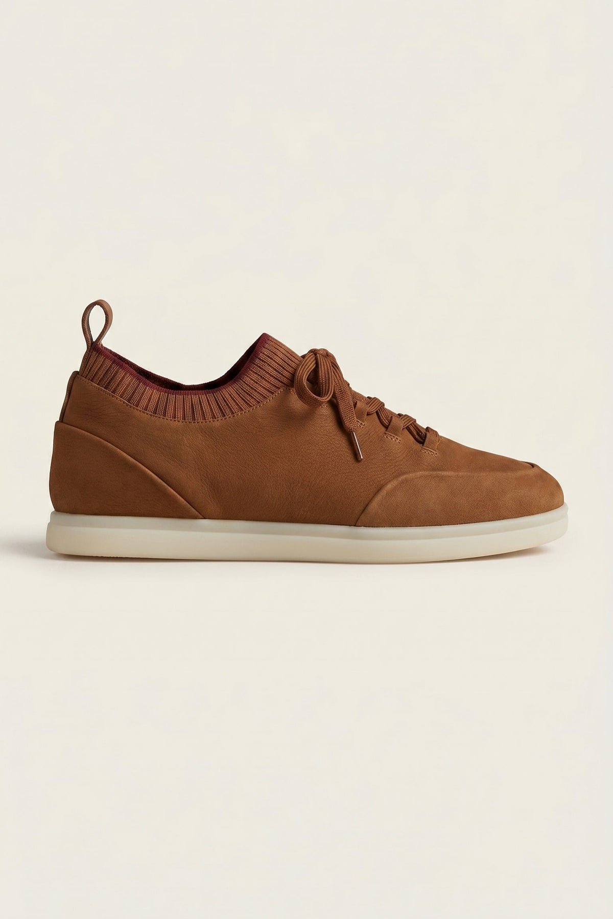 Lugano Nubuck Sneaker Camel Brown