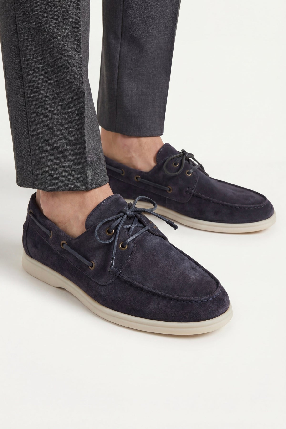 Amalfi Walk Loafer Suede Navy Blue