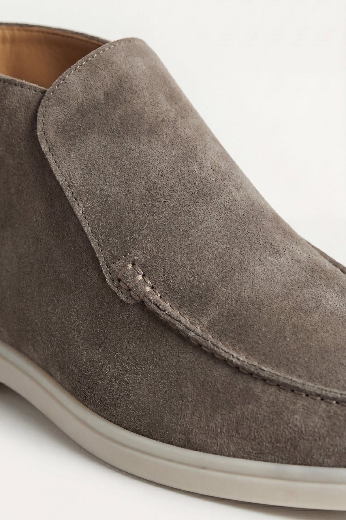 Milano City Loafer Suede Taupe Grey