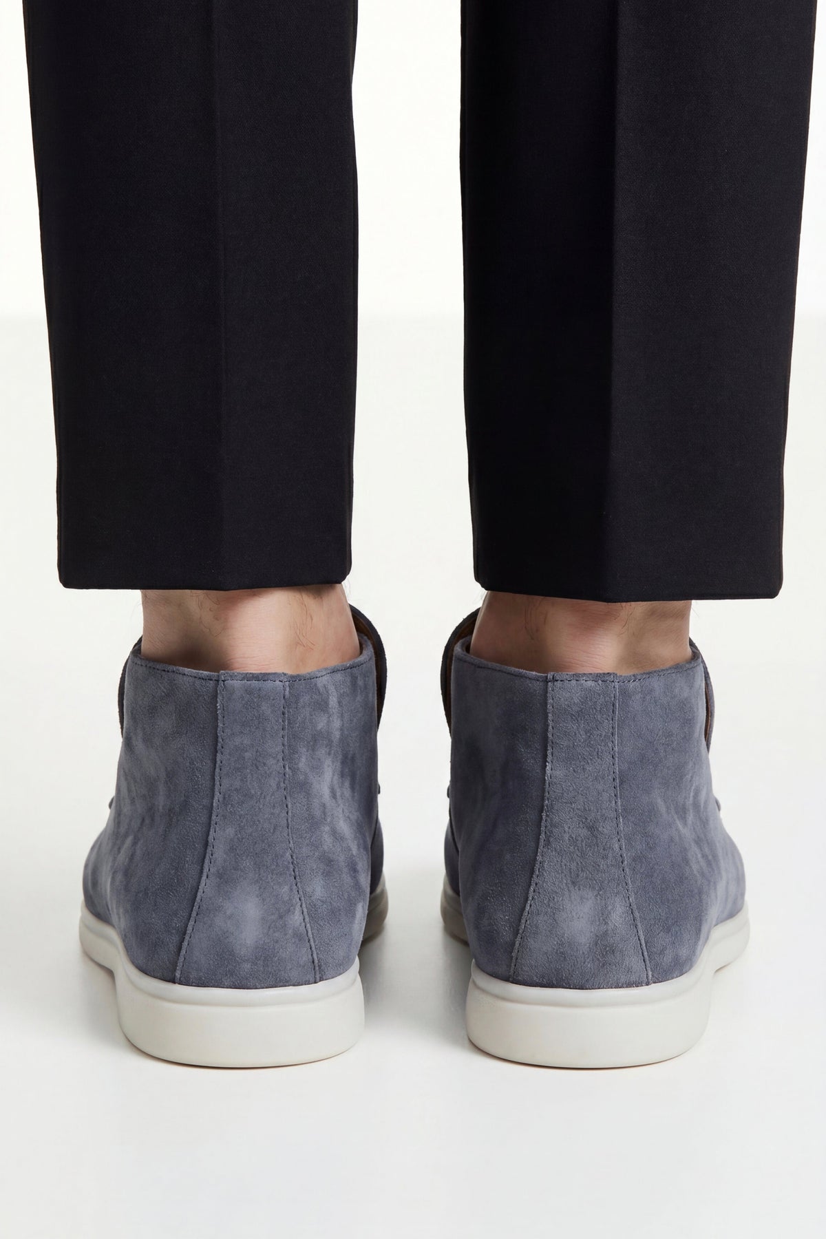 Milano City Loafer Suede Steel Blue
