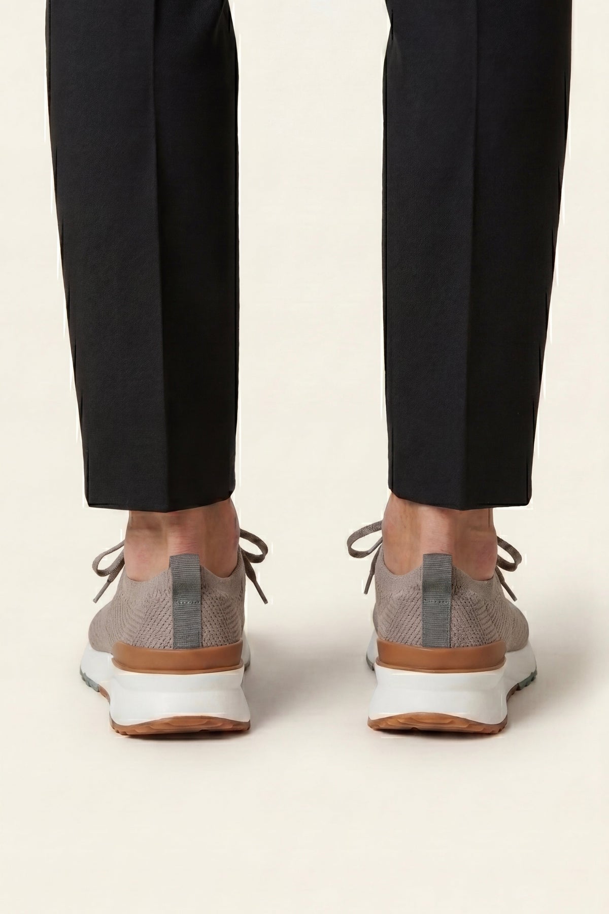 Vicenza Mesh Runner Taupe Grey