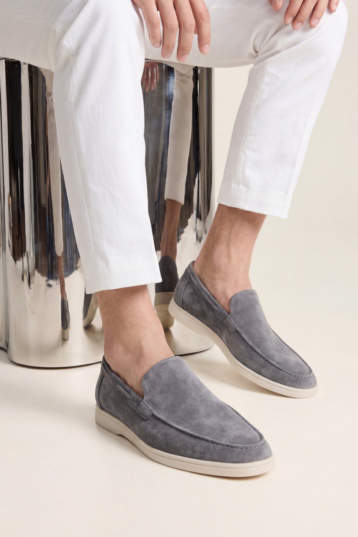 Milano Classic Loafer II Light Grey