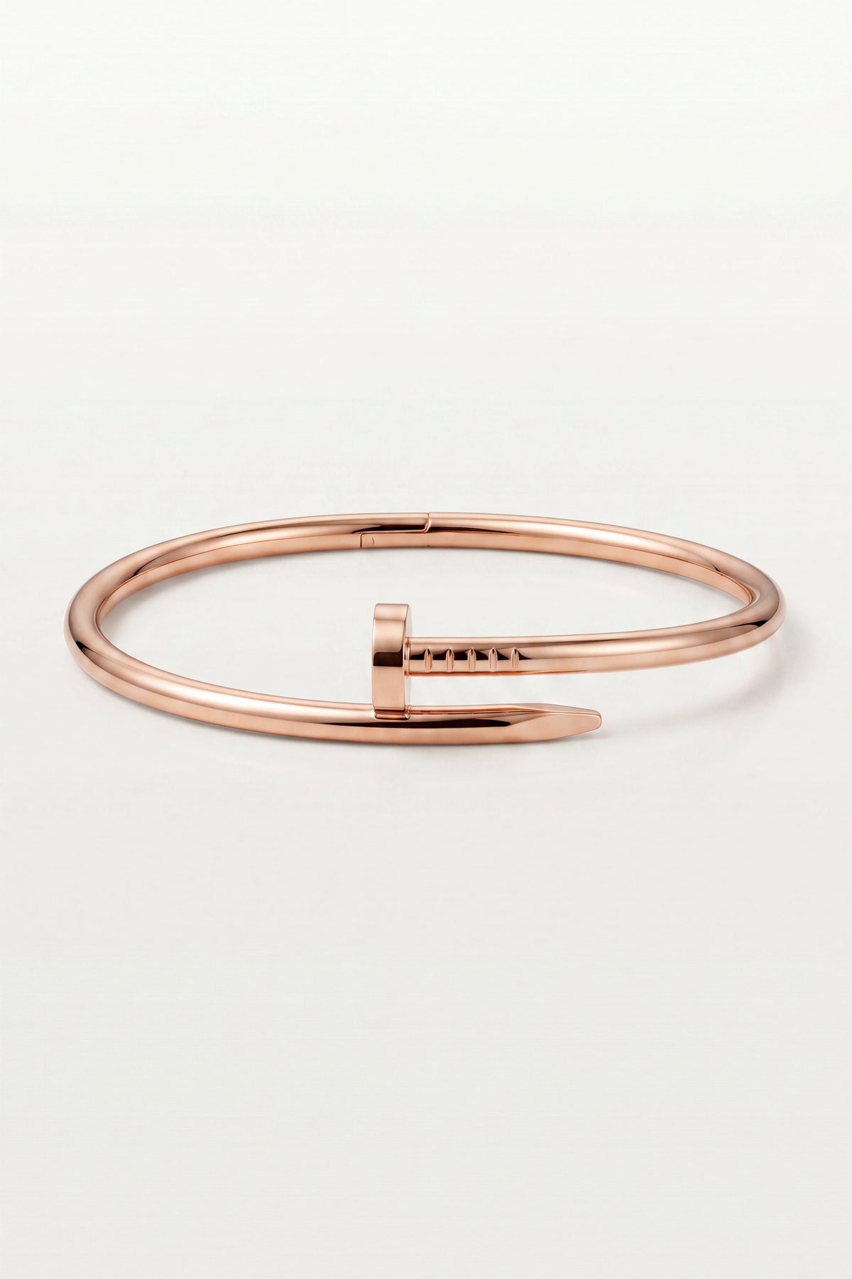 Bellagio Polished Sculpted Bracelet Rose Gold