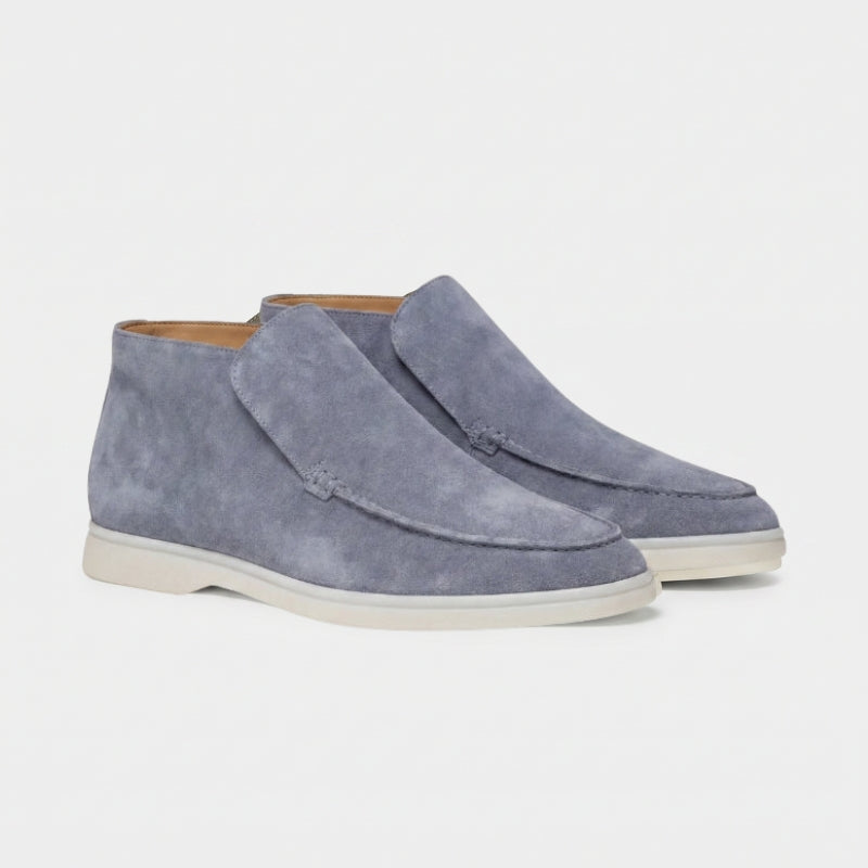 Milano City Loafer Wildleder Hellblau