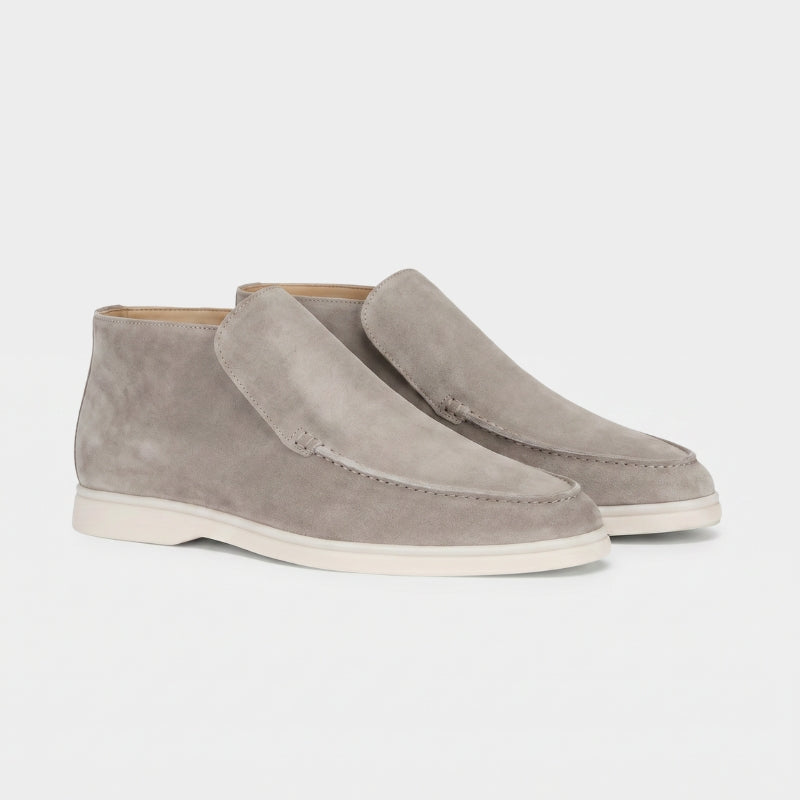 Milano City Loafer Suede Stone Grey