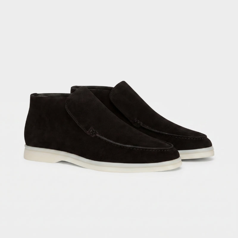 Milano City Loafer Suede Onyx Black