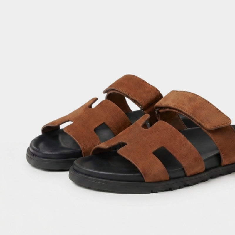 Cannes Suede Slide Women Cognac