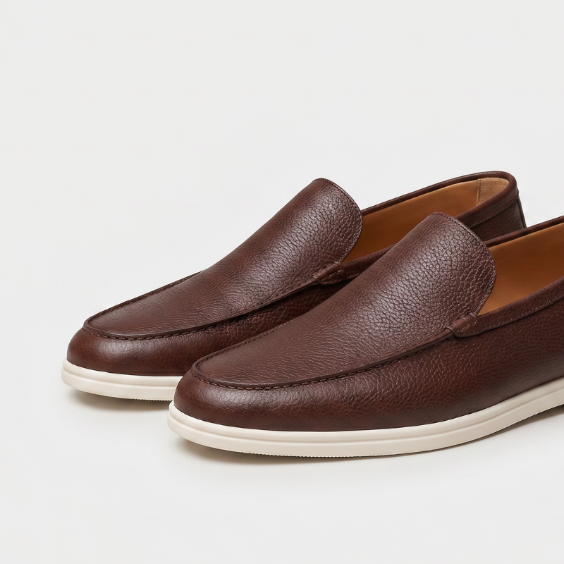 Portofino Leather Loafer Brown