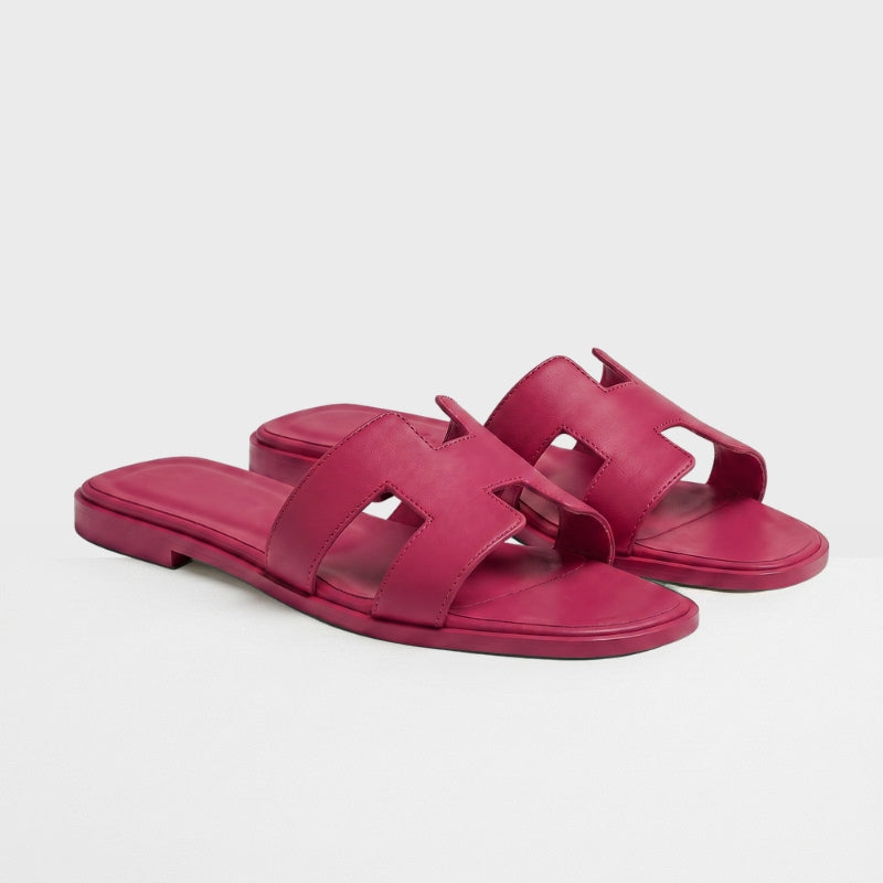 Riviera Flat Slide Women Magenta