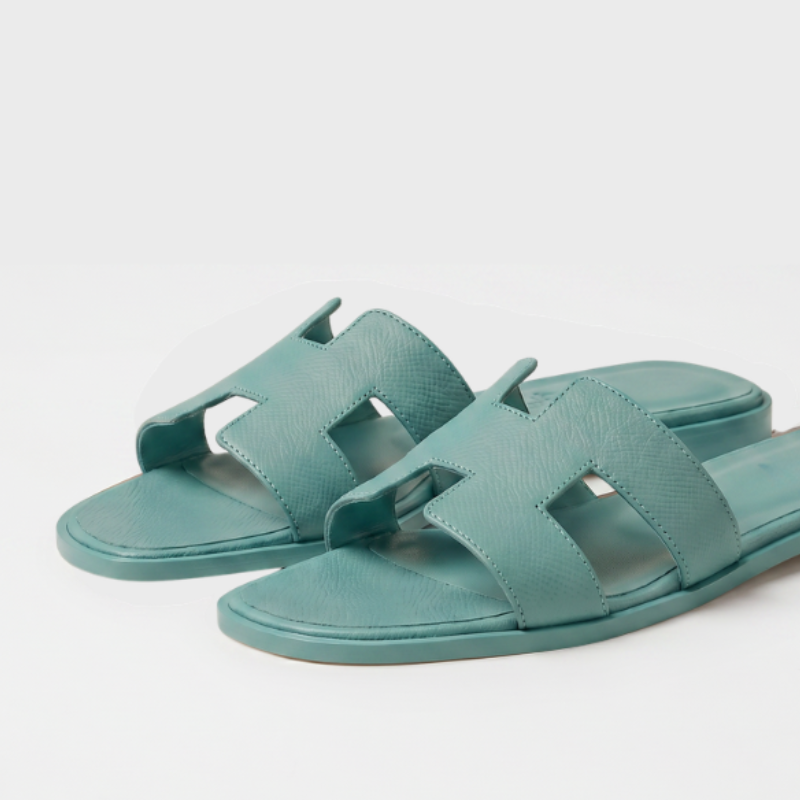Riviera Flat Slide Women Seafoam