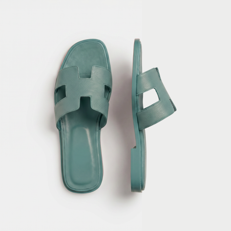 Riviera Flat Slide Women Seafoam