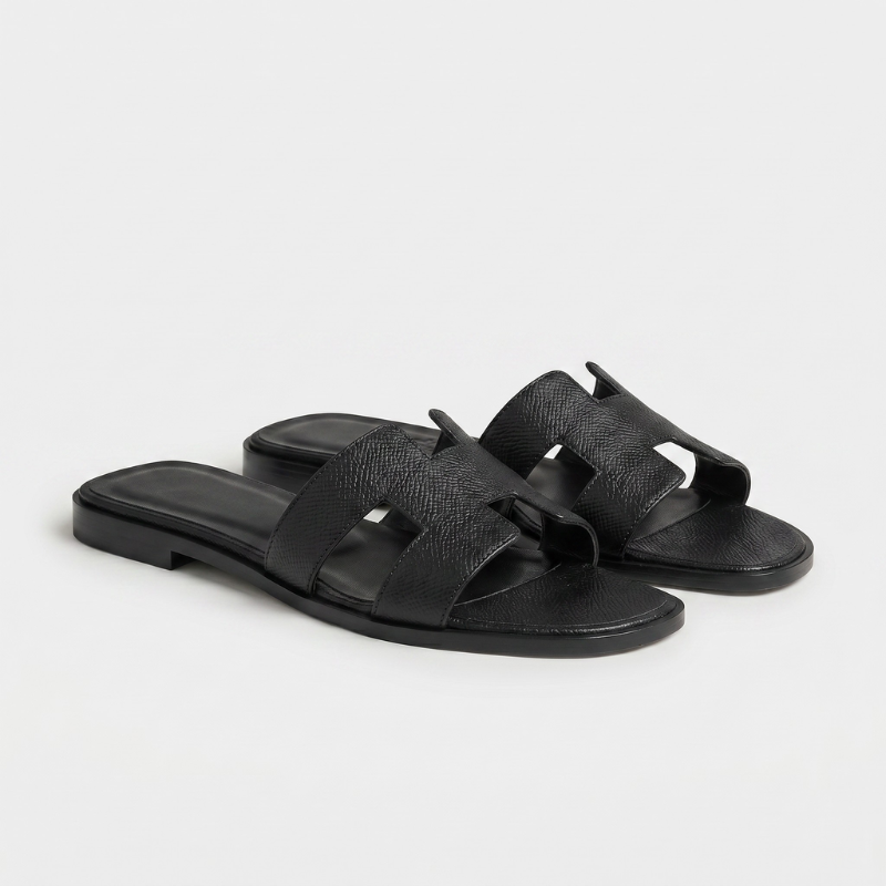 Riviera Flat Slide Women Black