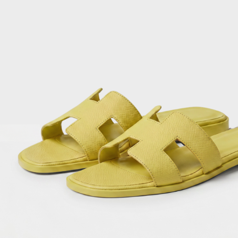 Riviera Flat Slide Women Yellow