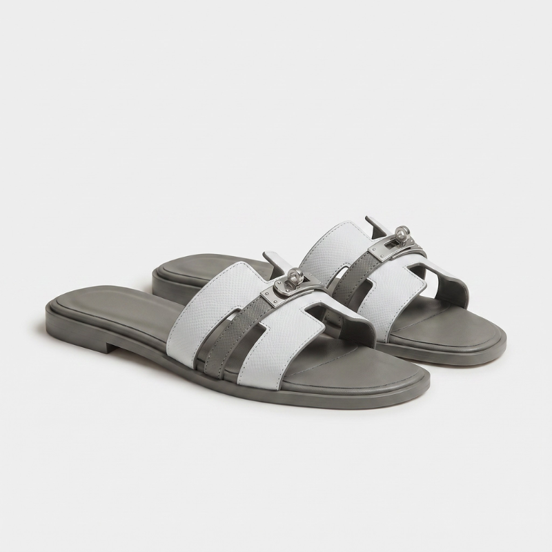 Marbella Slide Women White & Grey