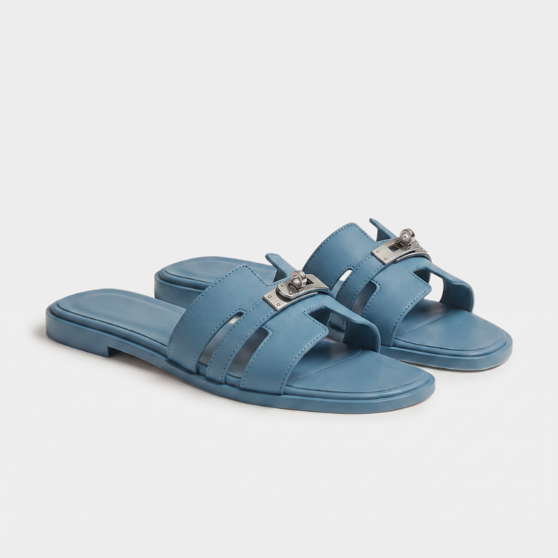 Marbella Slide Women Denim Blue