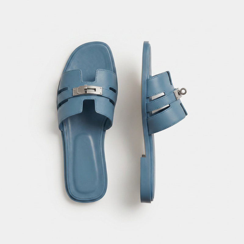 Marbella Slide Women Denim Blue