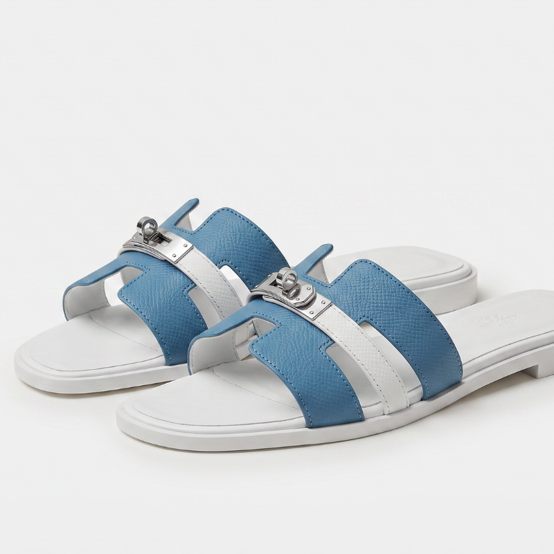 Marbella Slide Women Blue & White