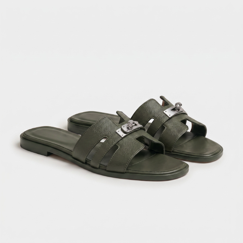 Marbella Slide Women Olive Green