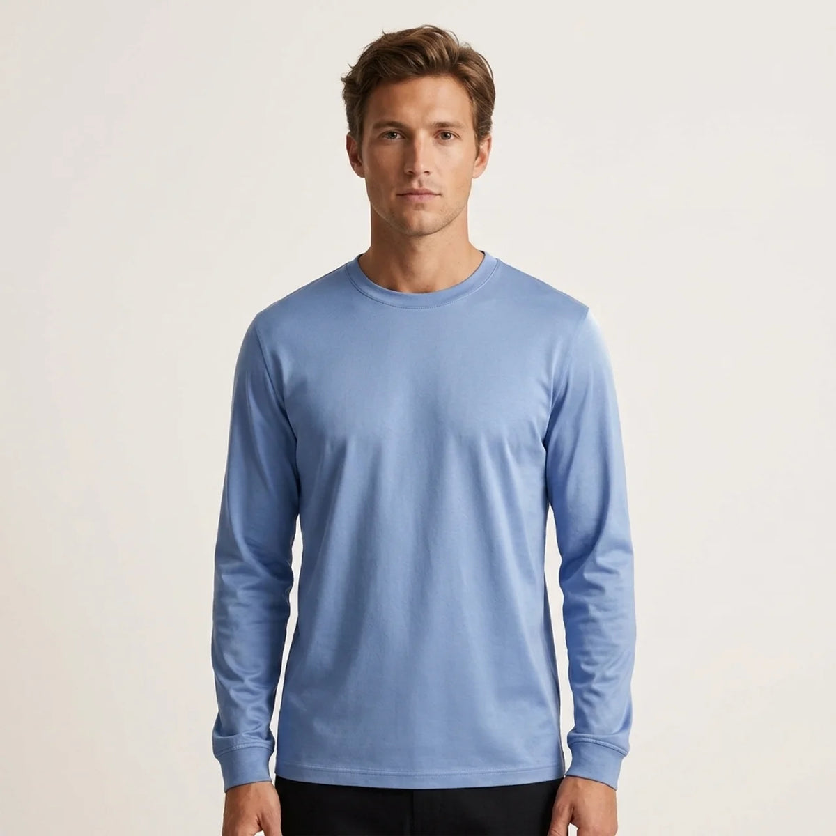 Verona Lustre Longsleeve Cloud Blue