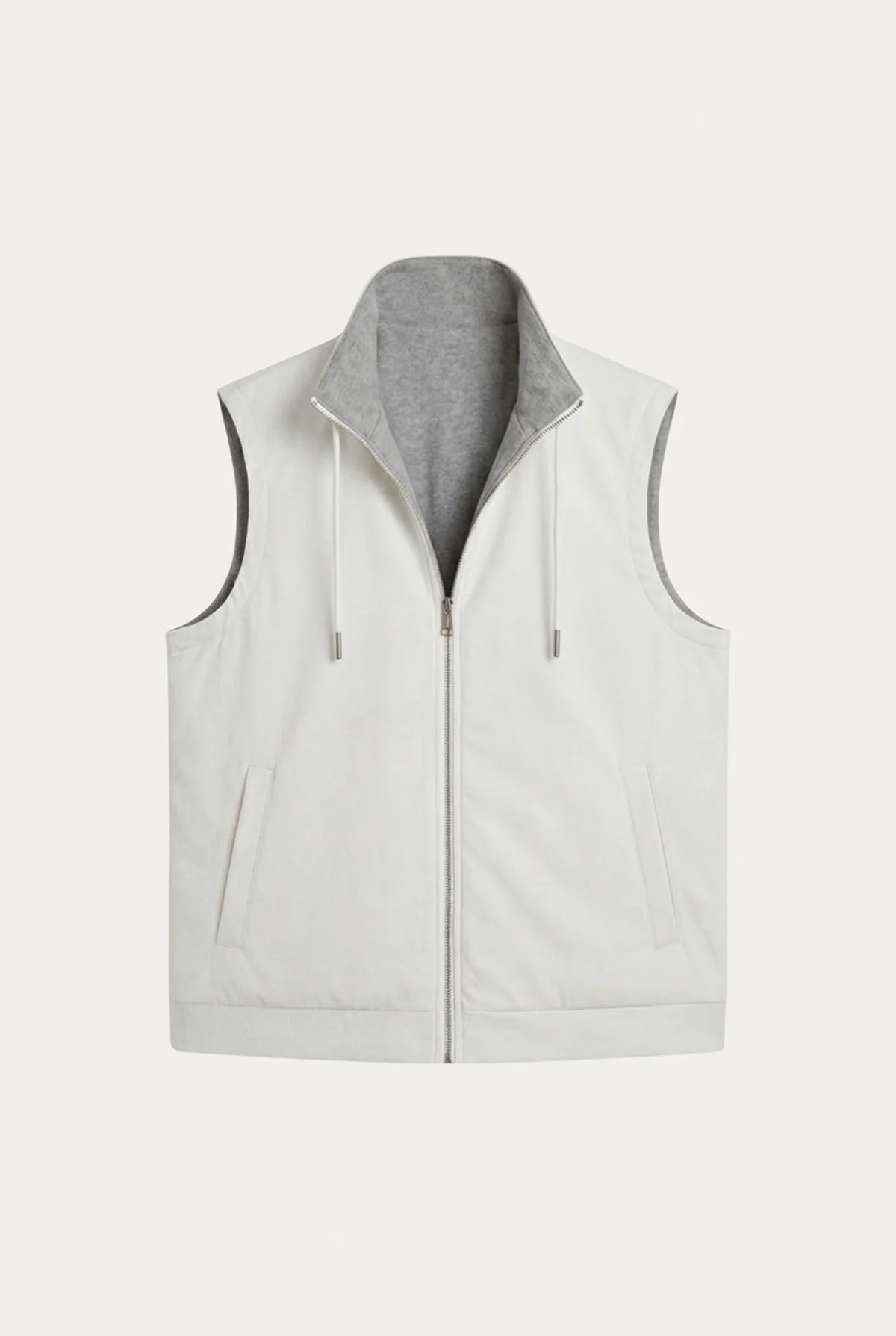 Merano Reversible Vest Ivory
