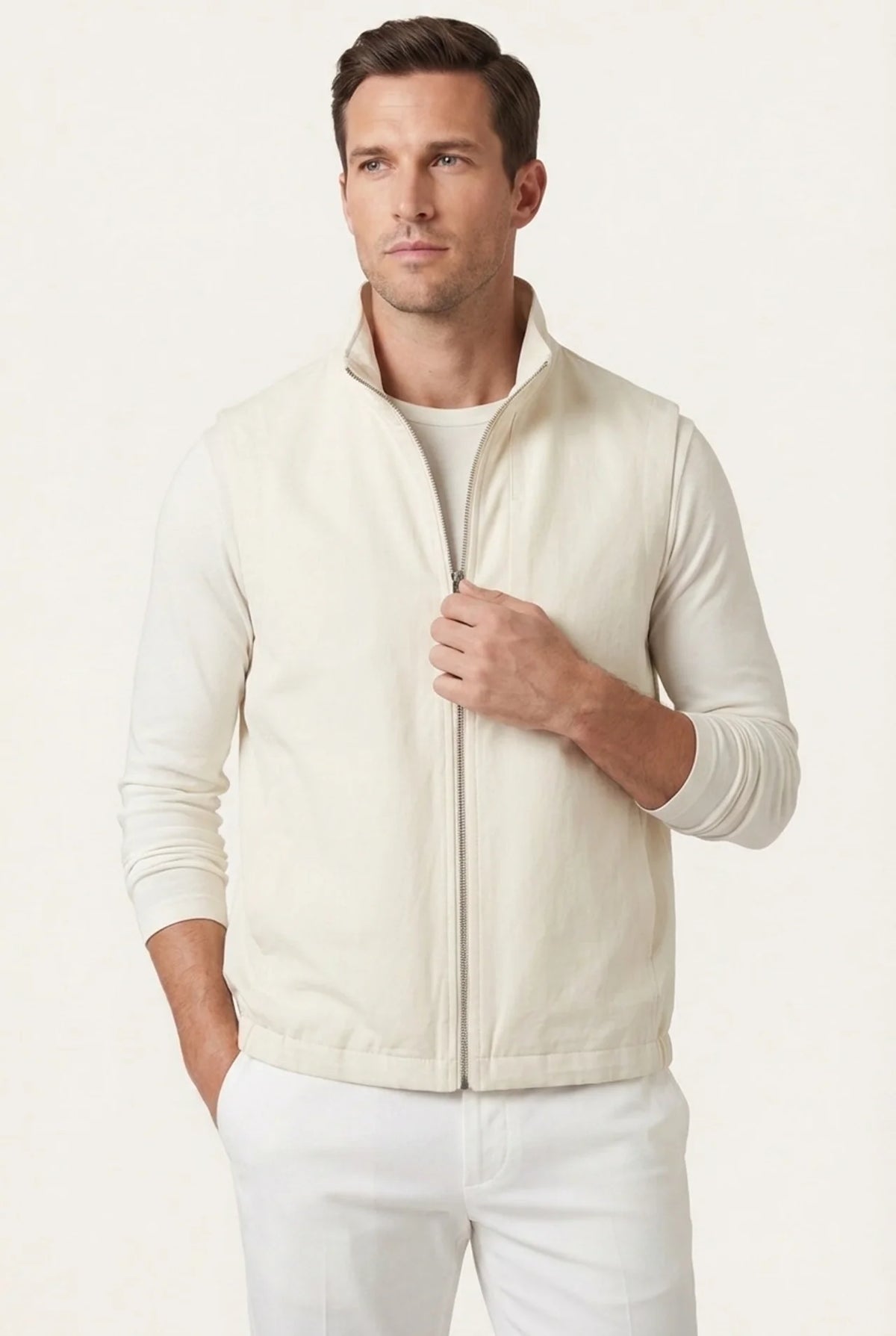 Bergamo Gilet Ivory