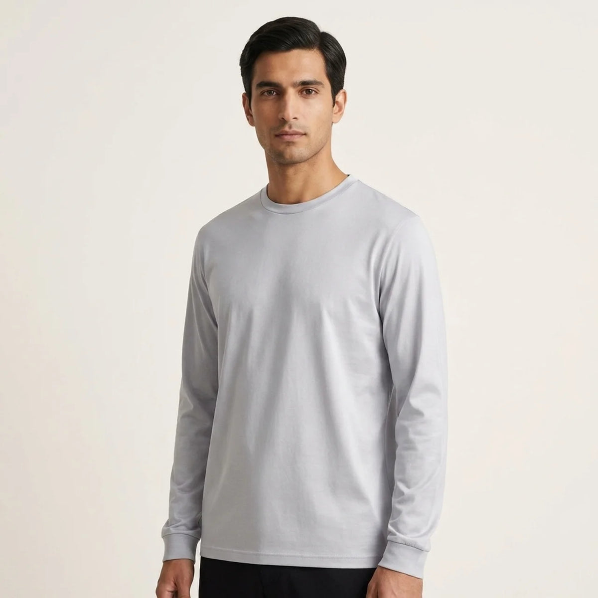 Verona Lustre Longsleeve Light Grey