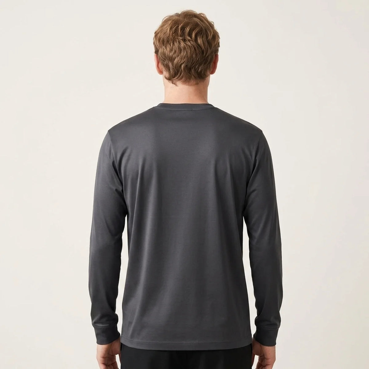 Verona Lustre Longsleeve Dark Grey