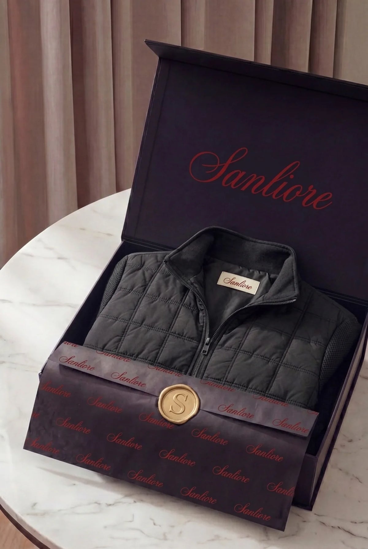 Treviso Quilted Hybrid Jacket Black