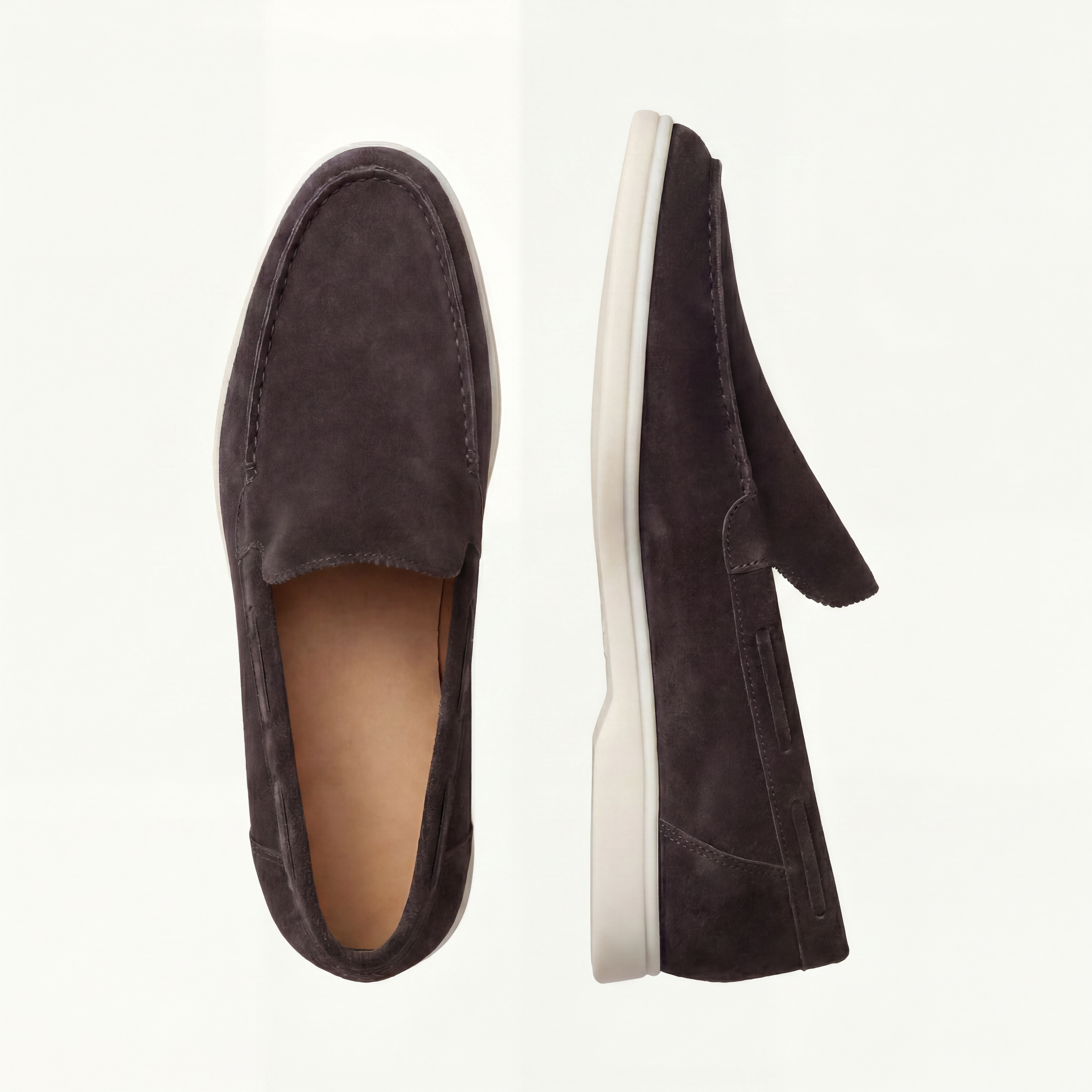Milano Classic Loafer Suede Dark Espresso