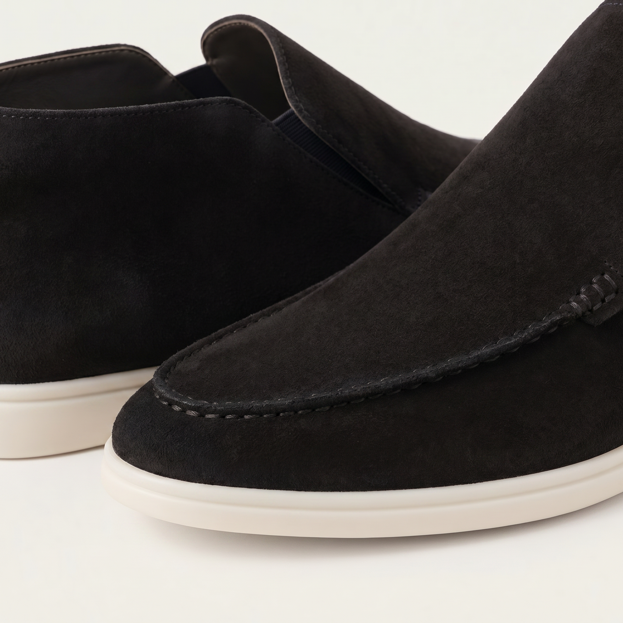 Milano City Loafer Suede Onyx Black