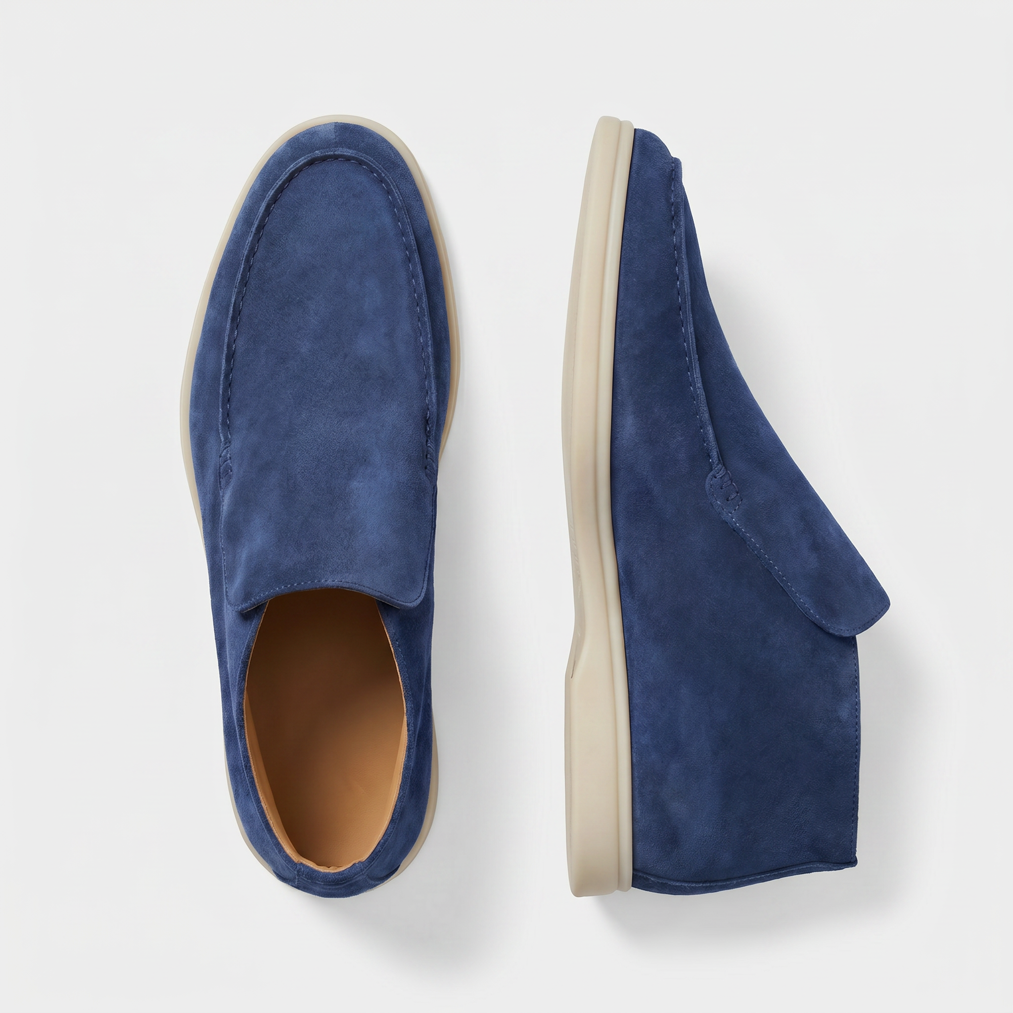 Milano City Loafer Suede Cobalt Blue