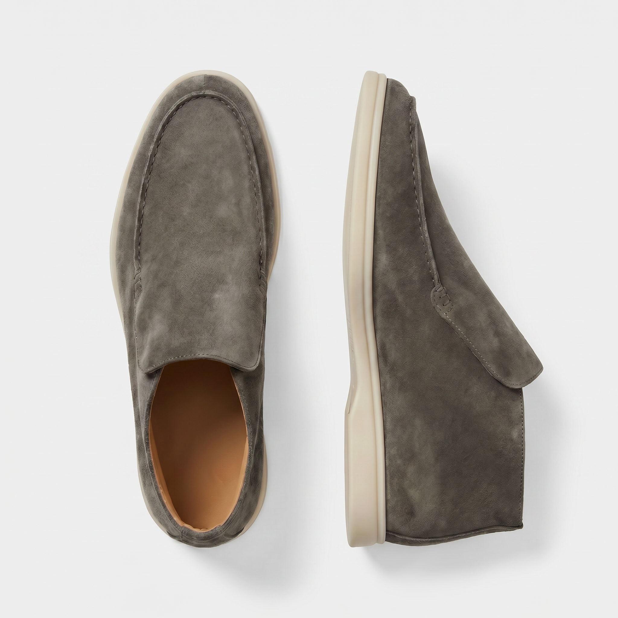 Milano City Loafer Suede Olive Military