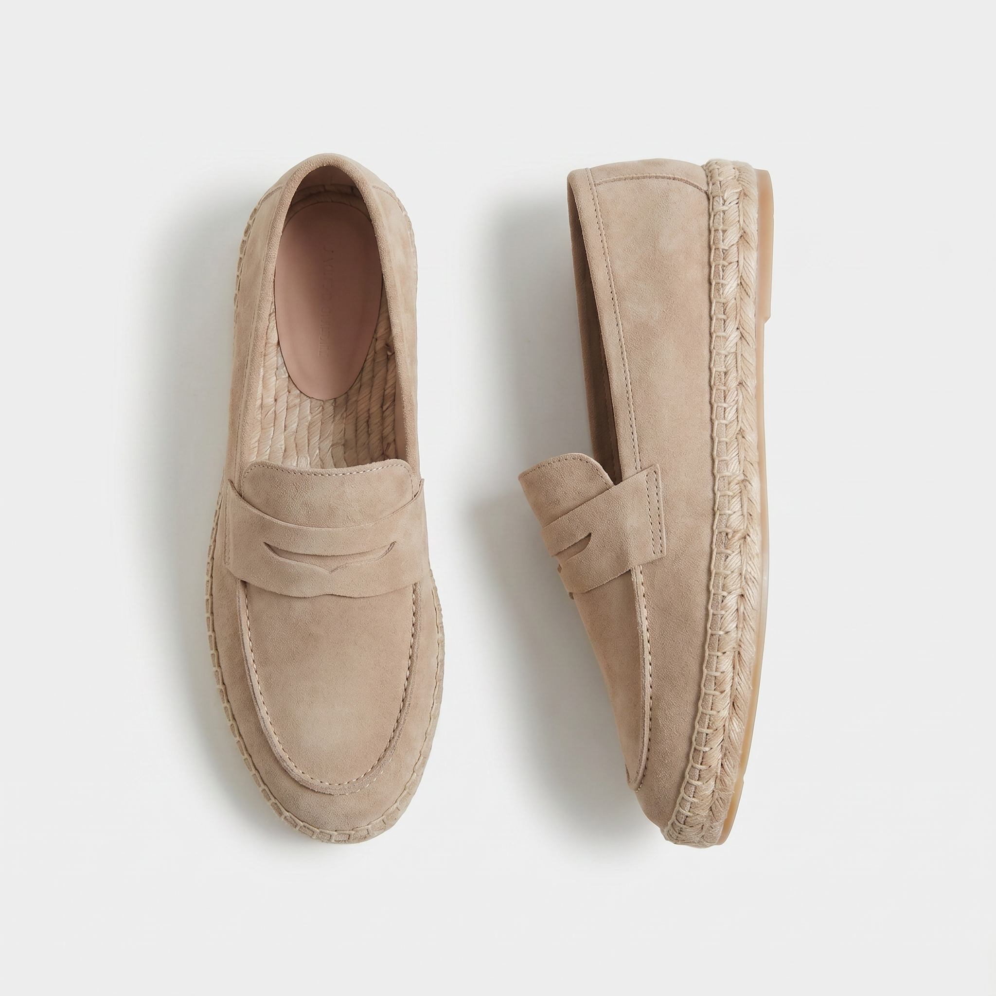 Ravello Espadrille Loafer Suede Sand Beige