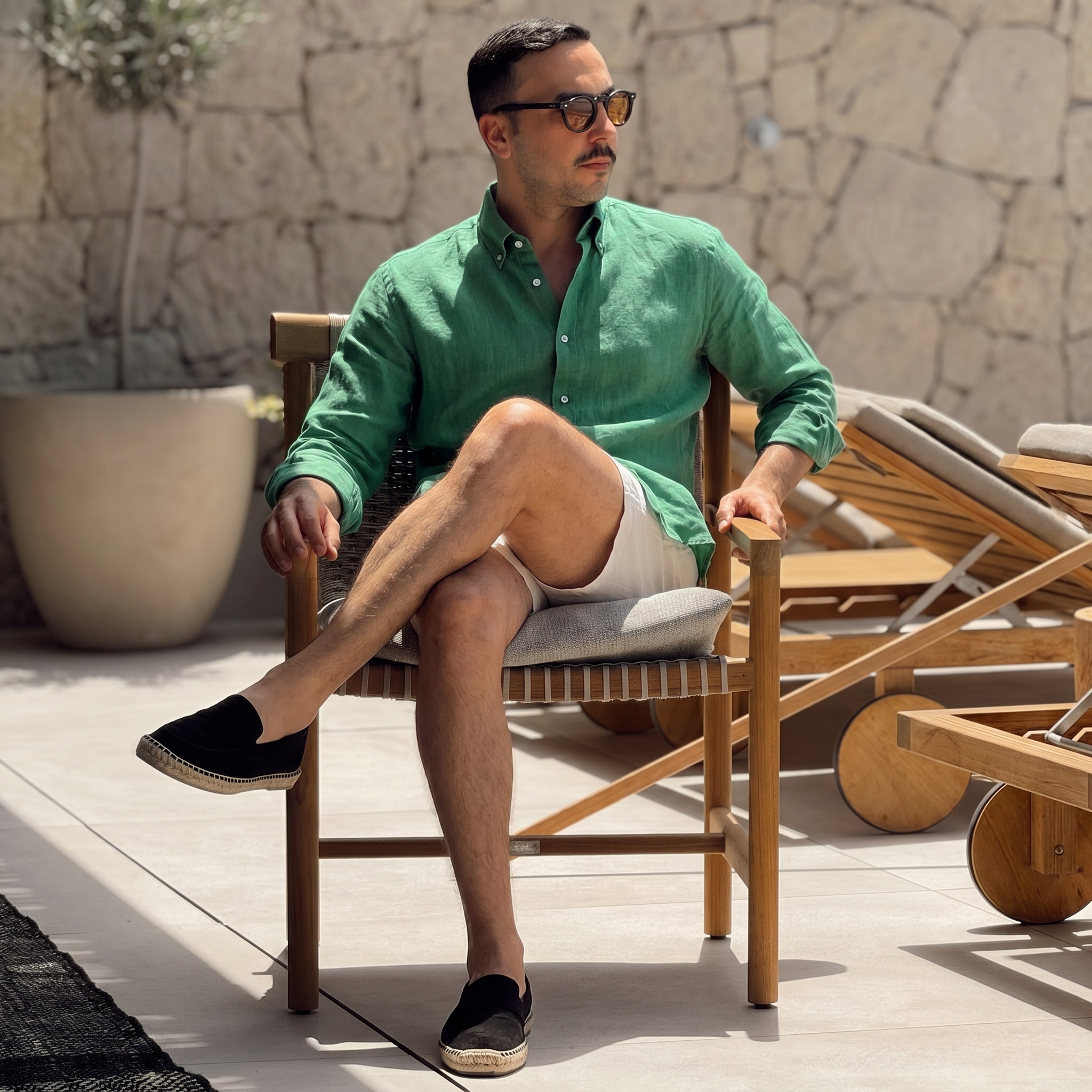Ravello Espadrille Loafer Suede Black